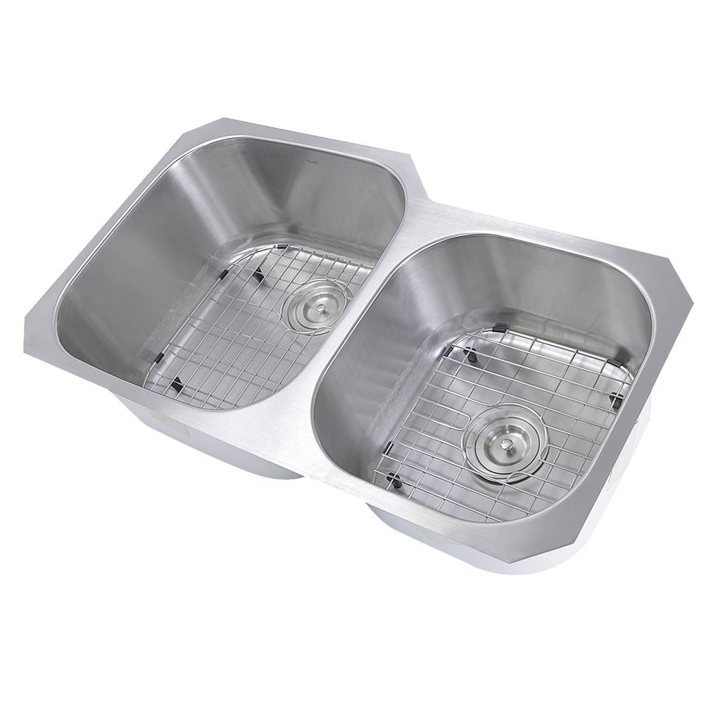 35 Inch Double Bowl Undermount Stainless Steel Kitchen Sink
