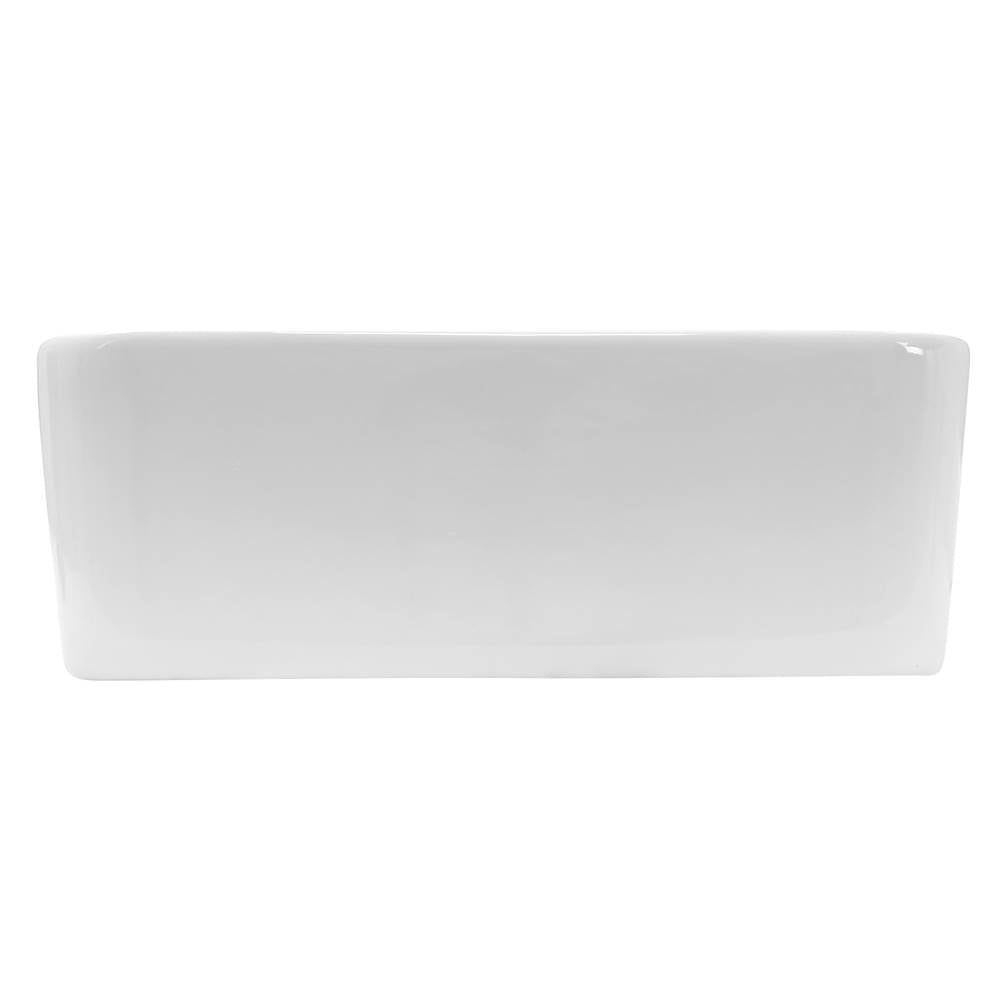 Rectangle White Vessel Sink