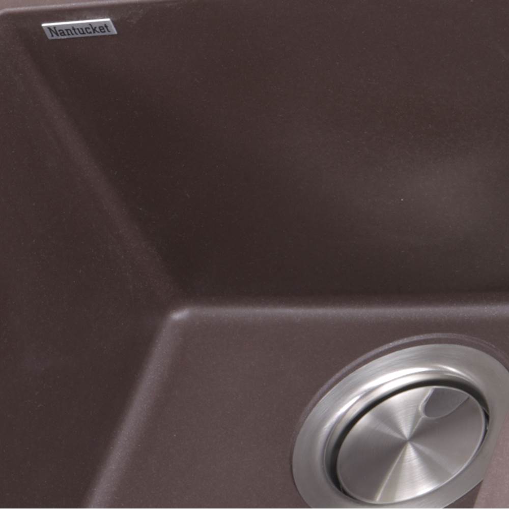 17'' Single Bowl Undermount Granite Composite Bar-Prep Sink Black