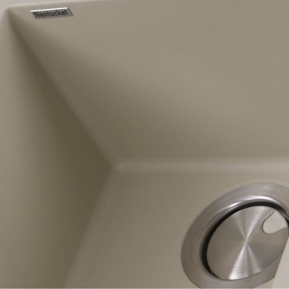 17'' Single Bowl Undermount Granite Composite Bar-Prep Sink Black