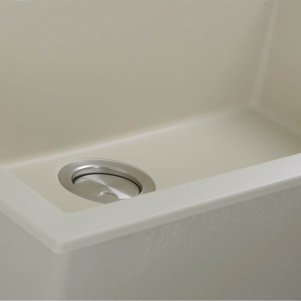 Large Single Bowl Dual-mount Granite Composite Black