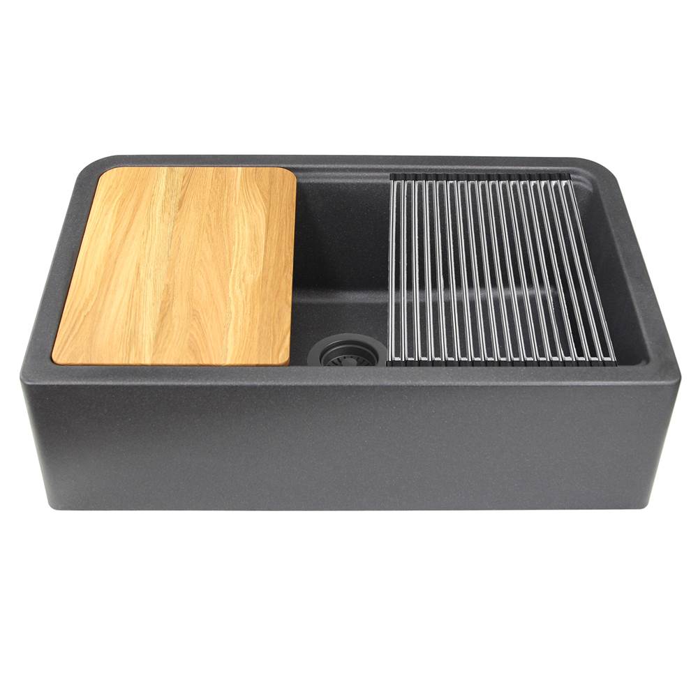 33''X20'' GRANITE COMPOSITE APRON FARMHOUSE SINK