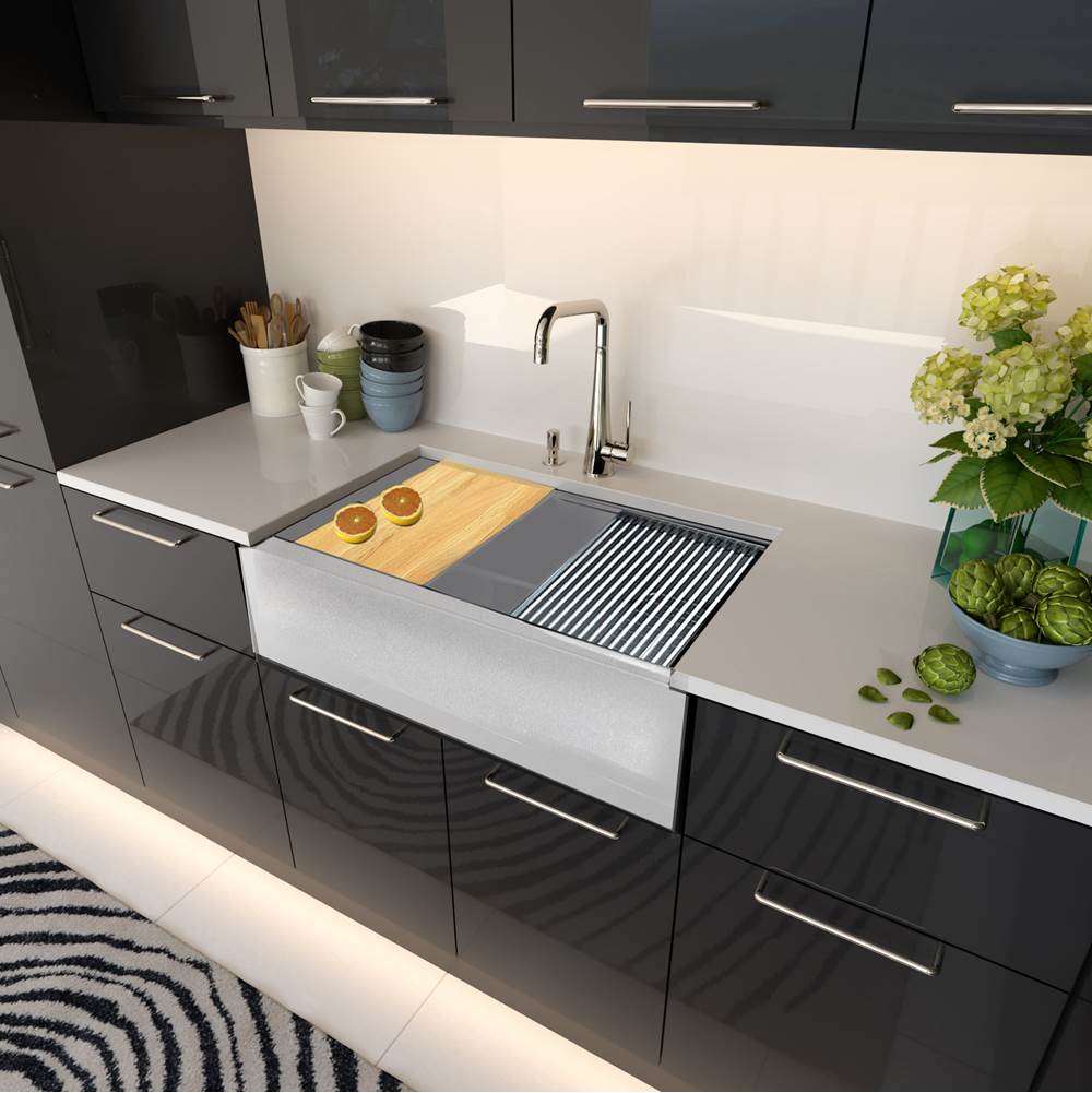 33''X20'' GRANITE COMPOSITE APRON FARMHOUSE SINK