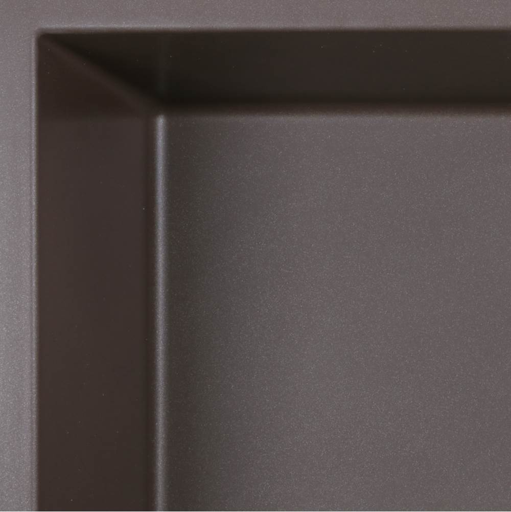 33-inch Undermount Granite Composite Sink in Black