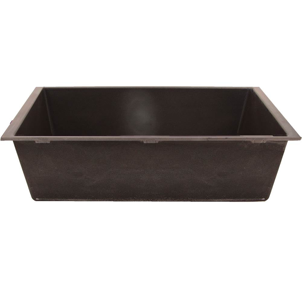 33-inch Undermount Granite Composite Sink in Black