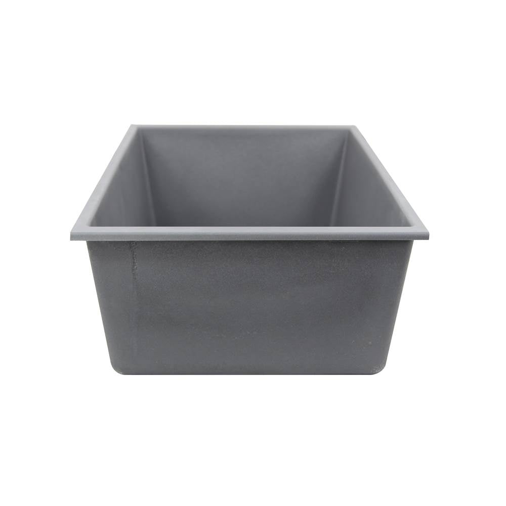 33-inch Undermount Granite Composite Sink in Black