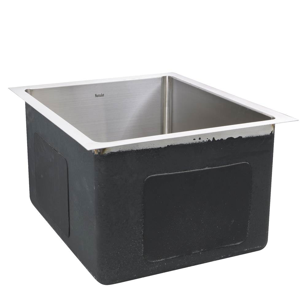 15 Inch Pro Series Rectangle Undermount Small Radius Stainless Steel Bar/Prep Sink