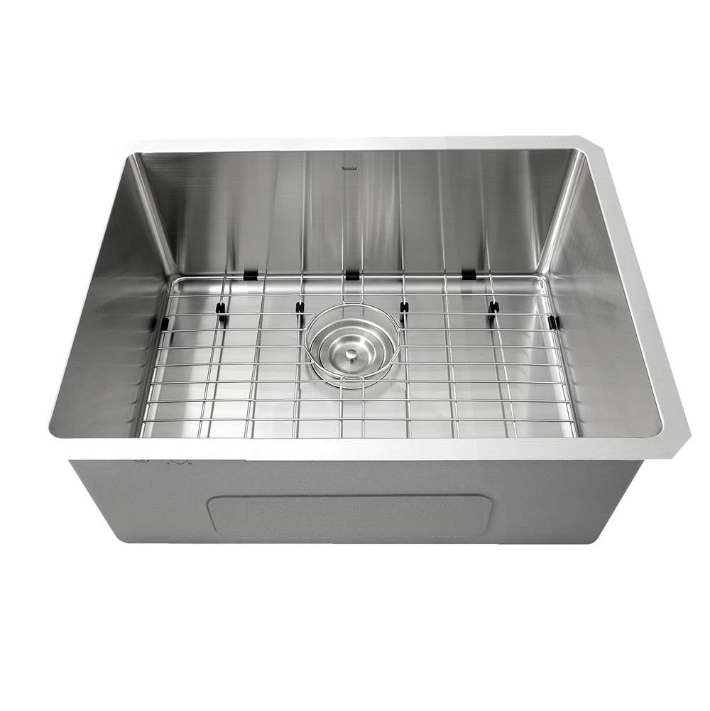 SR2318 - Pro Series Rectangle Single Bowl Undermount Small Radius Corners Stainless Steel Kitchen Sink