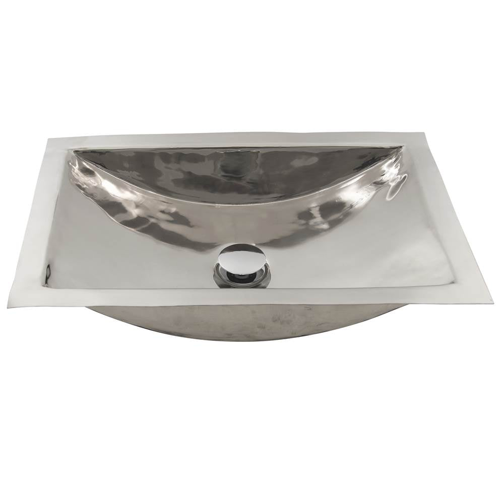 Nantucket Sinks - Stainless Steel Rectangle Bathroom Sink - Polished