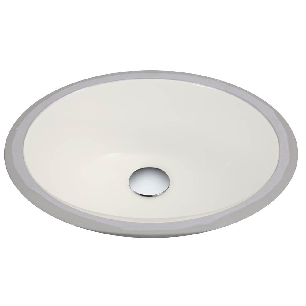 13 Inch X 10 Inch Undermount Ceramic Sink In Bisque