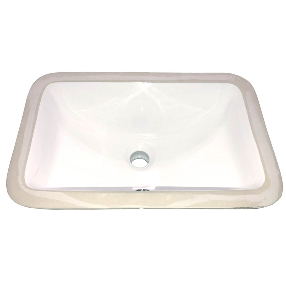 Undermount Ceramic Sink In White