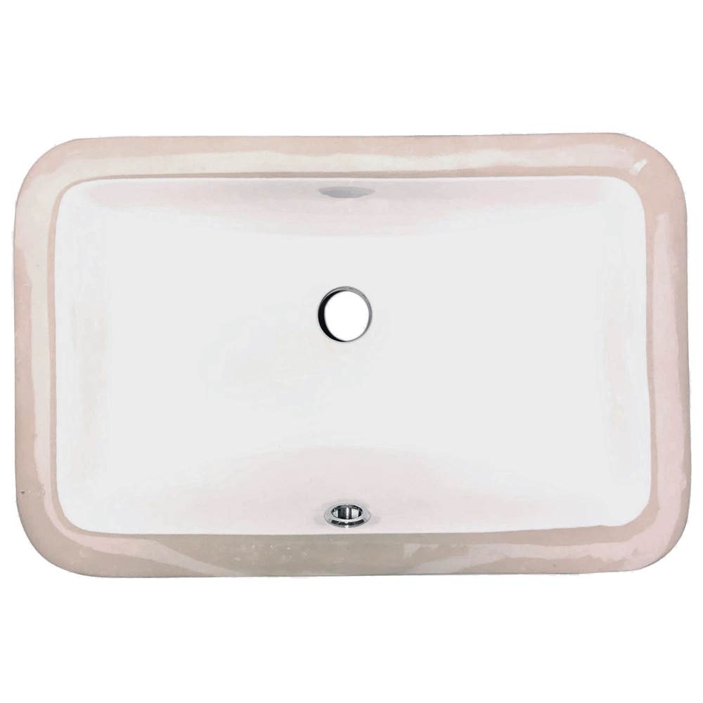 Undermount Ceramic Sink In White