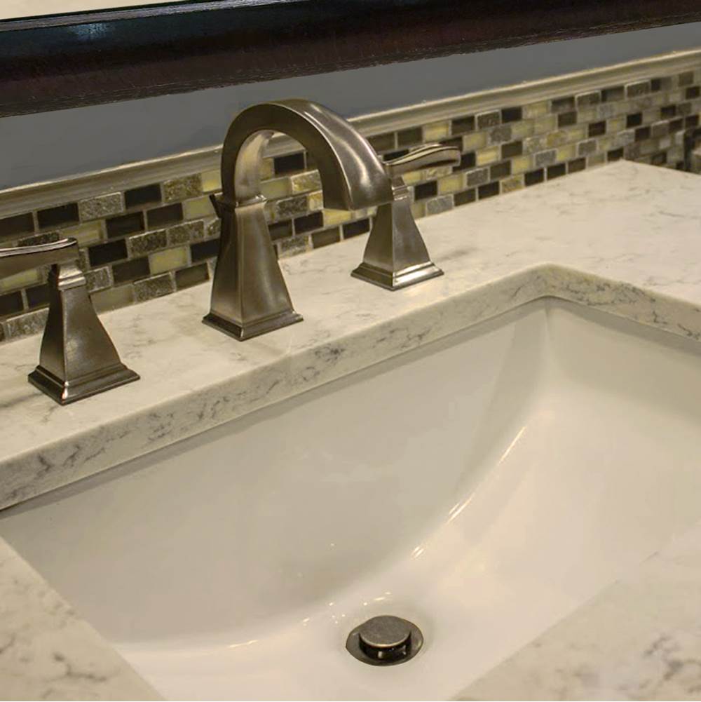 18 Inch X 12 Inch Undermount Ceramic Sink In Bisque