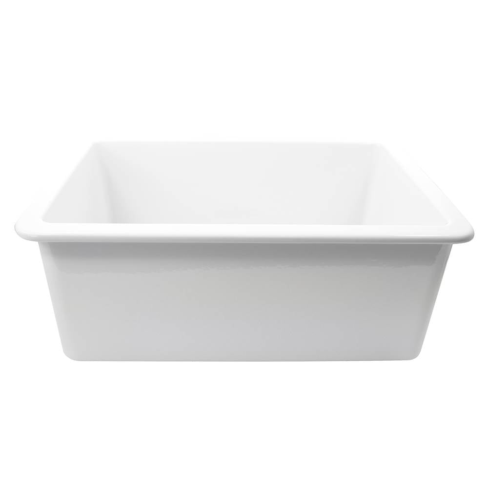 27-Inch Undermount Fireclay Kitchen Sink