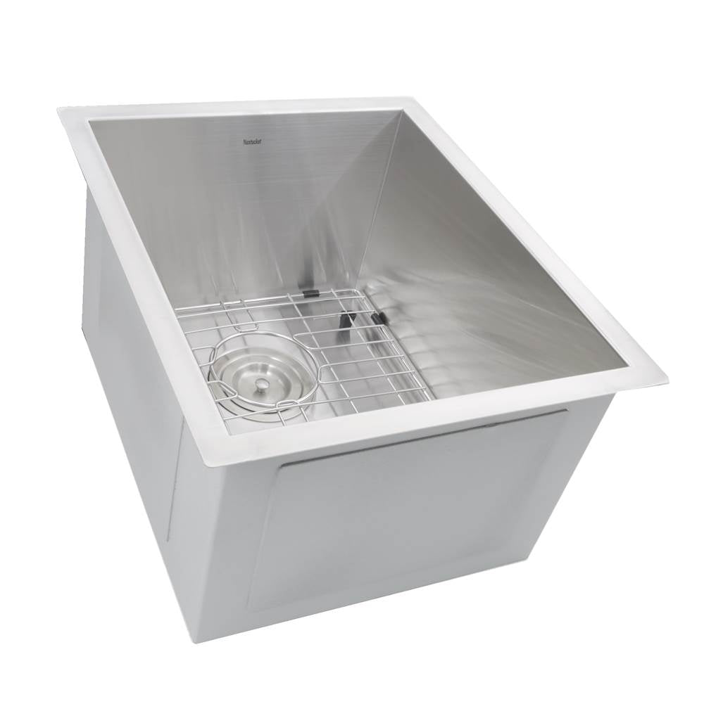 15 Inch Pro Series Rectangle Undermount Zero Radius Stainless Steel Bar/Prep Sink