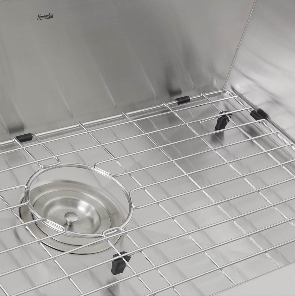 28 Inch Pro Series Large Rectangle Single Bowl Undermount Zero Radius Stainless Steel Kitchen Sink, 8 Inch Deep