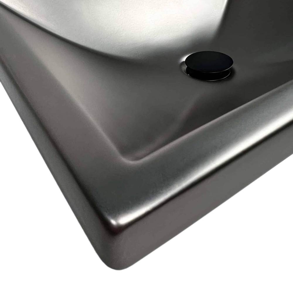 1.5'' Push to Seal Dome Drain in Brushed Gold