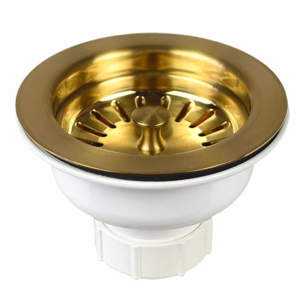 Native Trails - 3.5'' Basket Strainer in Brushed Gold - Brushed Gold
