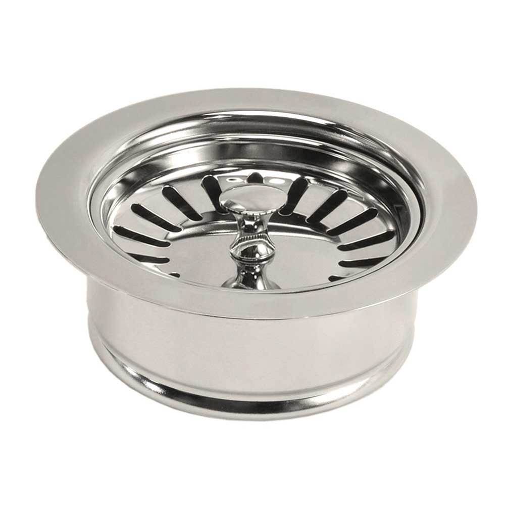 Native Trails - 3.5'' Basket Strainer with Disposer Trim in Polished Nickel - Polished Nickel