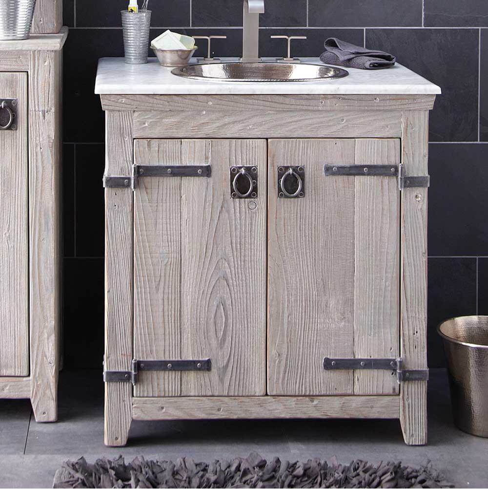 Native Trails - 30'' Americana Vanity Base in Driftwood - Driftwood