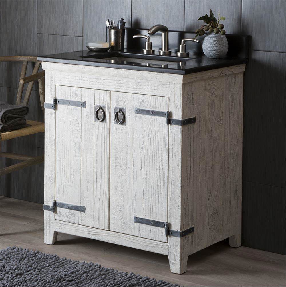 Native Trails - 30'' Americana Vanity Base in Whitewash - Whitewash