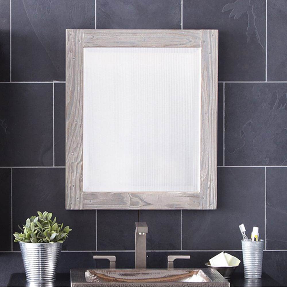 Native Trails - Americana Mirror in Driftwood - Driftwood