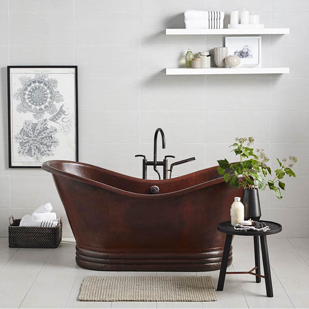 Native Trails - 72'' Aurora Bathtub in Antique Copper - Antique Copper