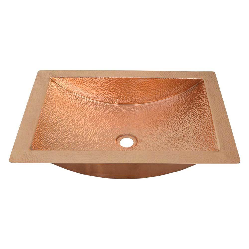 Avila Bathroom Sink in Polished Copper