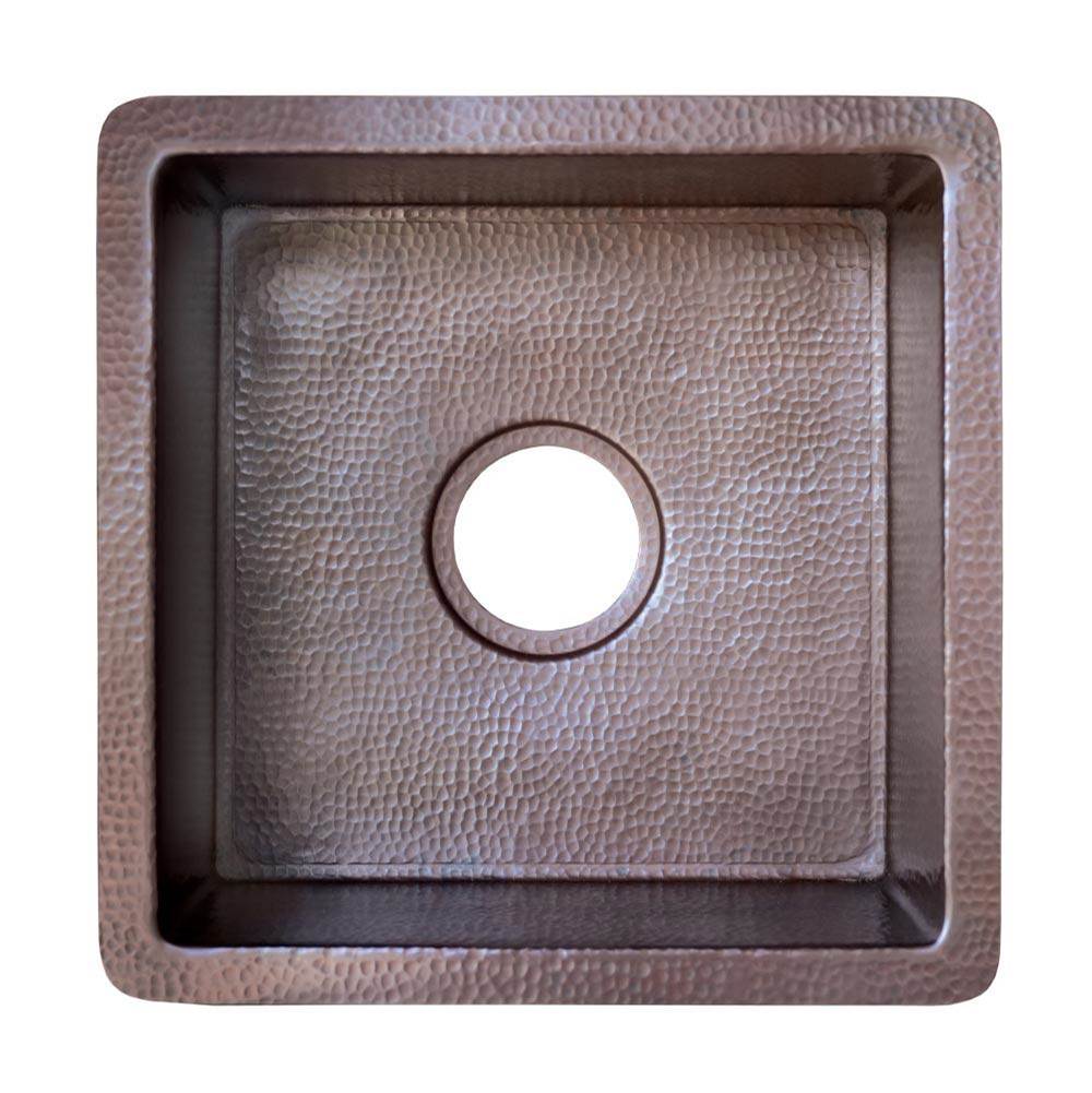 Cantina Bar and Prep Sink in Antique Copper