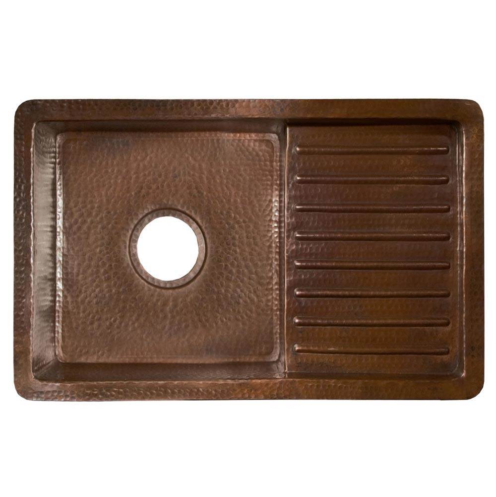 Cantina Pro Bar and Prep Sink in Antique Copper