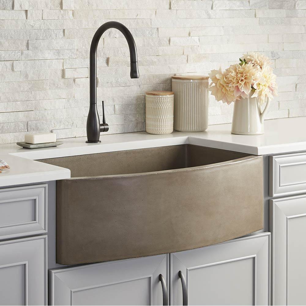 Native Trails - Farmhouse Quartet Kitchen Sink in Earth - Earth