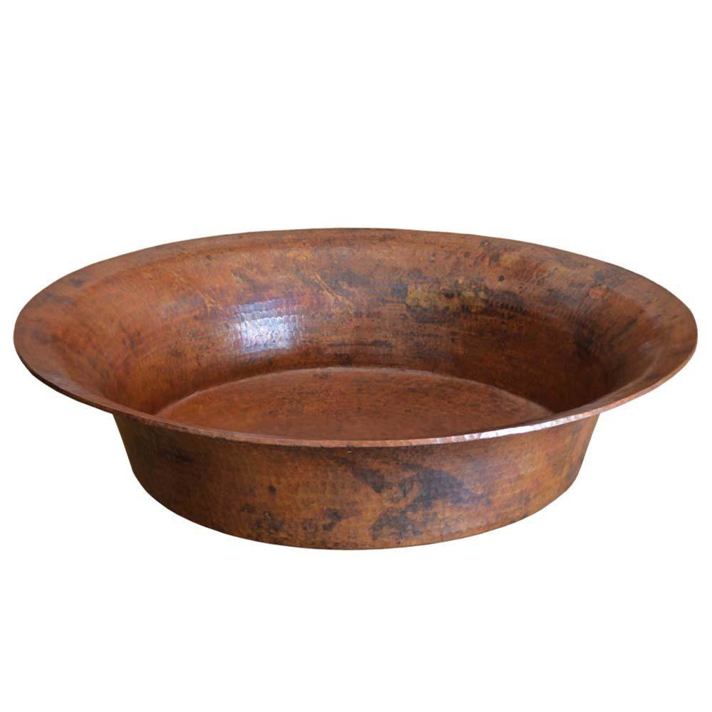 Maestro Bajo Bathroom Sink in Tempered Copper