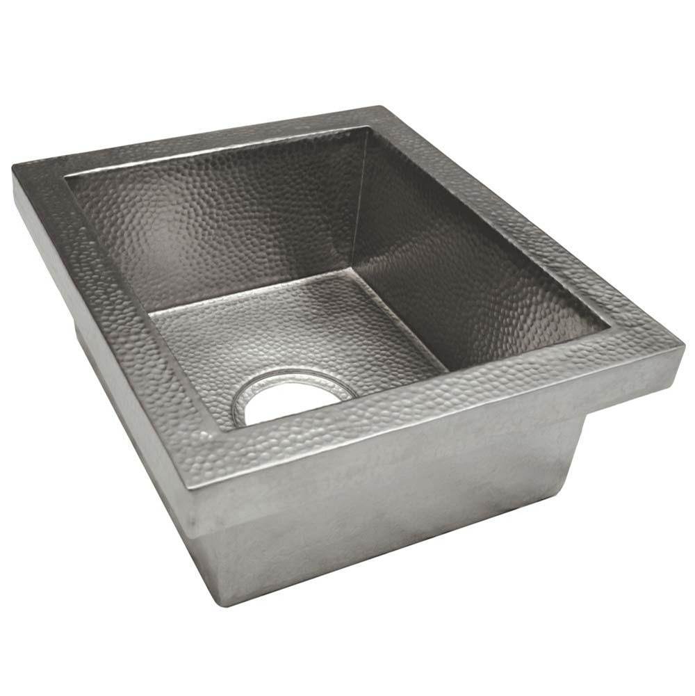Manhattan Bar and Prep Sink in Brushed Nickel