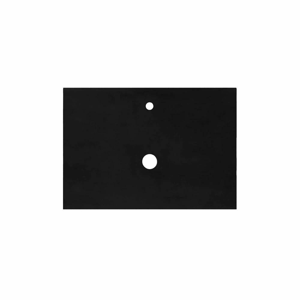 Native Trails - 30'' Native Stone Vanity Top in Charcoal- Vessel with Single Hole Cutout - Charcoal