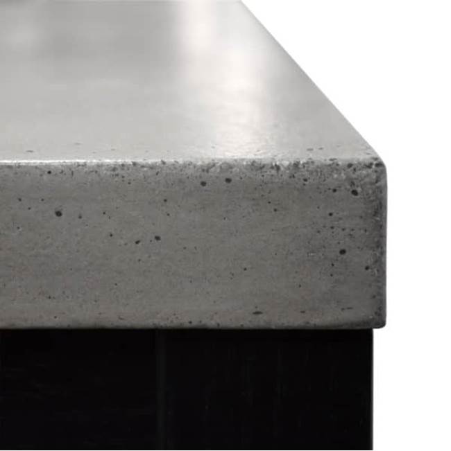 36'' Capistrano Vanity Top with Integral Trough in Ash - 8'' Widespread Faucet Cutout