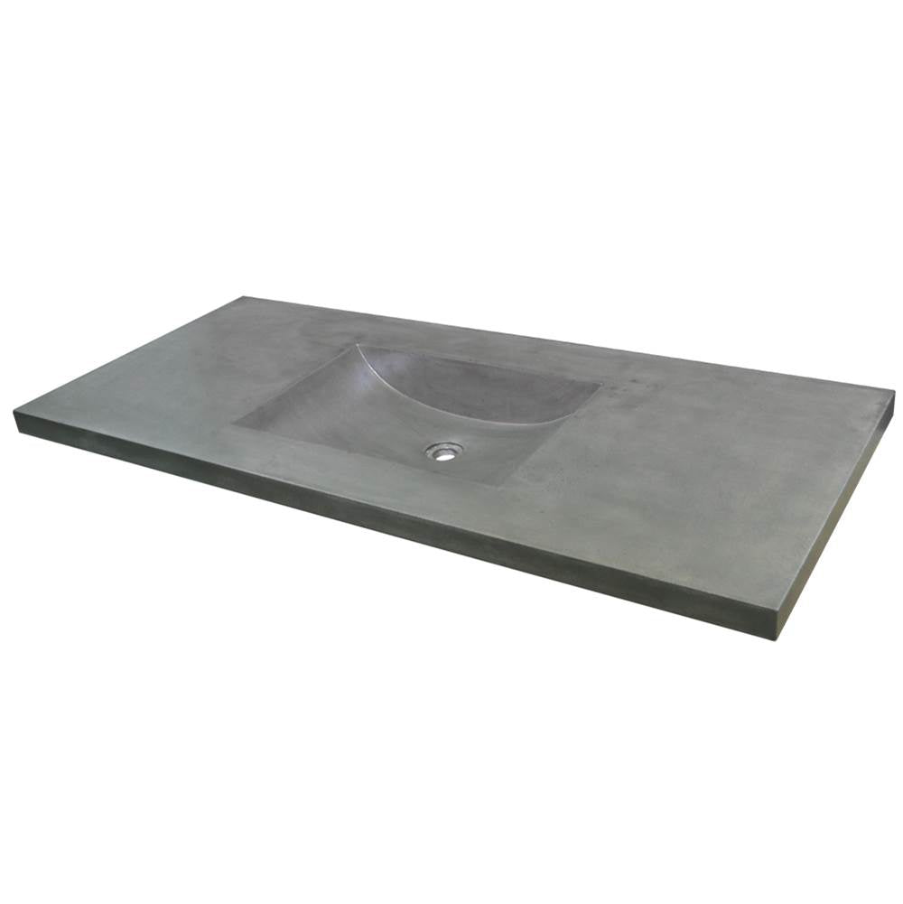 48'' Palomar Vanity Top with Integral Bathroom Sink in Ash