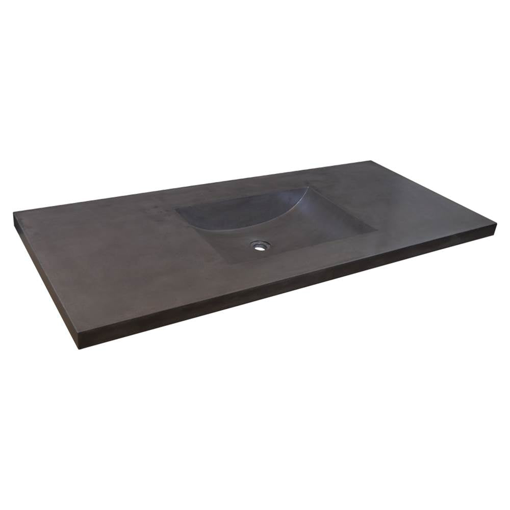 Native Trails - 48'' Palomar Vanity Top with Integral Bathroom Sink in Slate - Slate