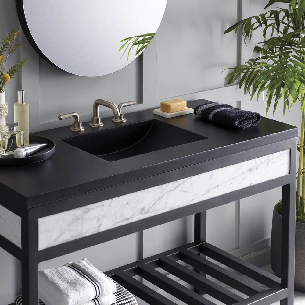 48'' Palomar Vanity Top with Integral Bathroom Sink in Ash