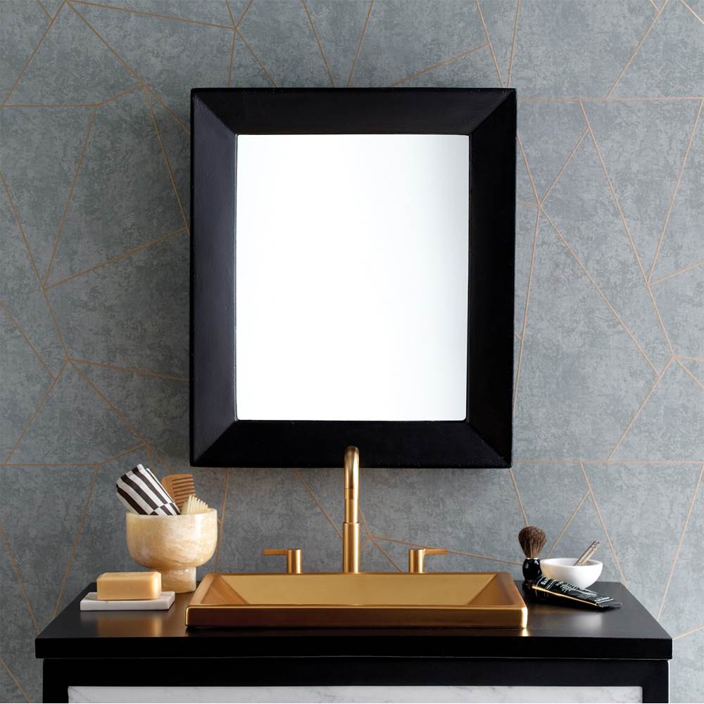 Portola Small Mirror in Ash