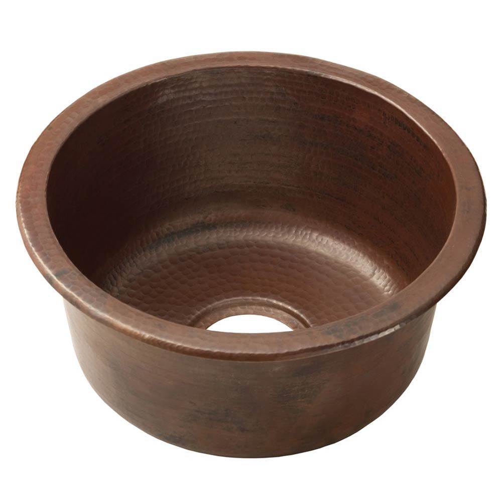 Redondo Chico Bar and Prep Sink in Antique Copper