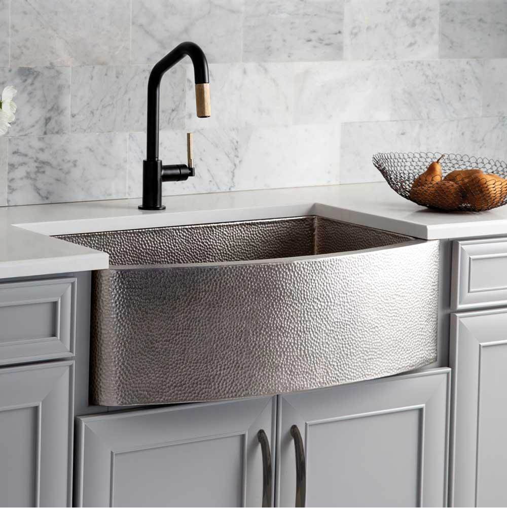 Native Trails - Rhapsody Farmhouse Kitchen Sink in Brushed Nickel - Brushed Nickel