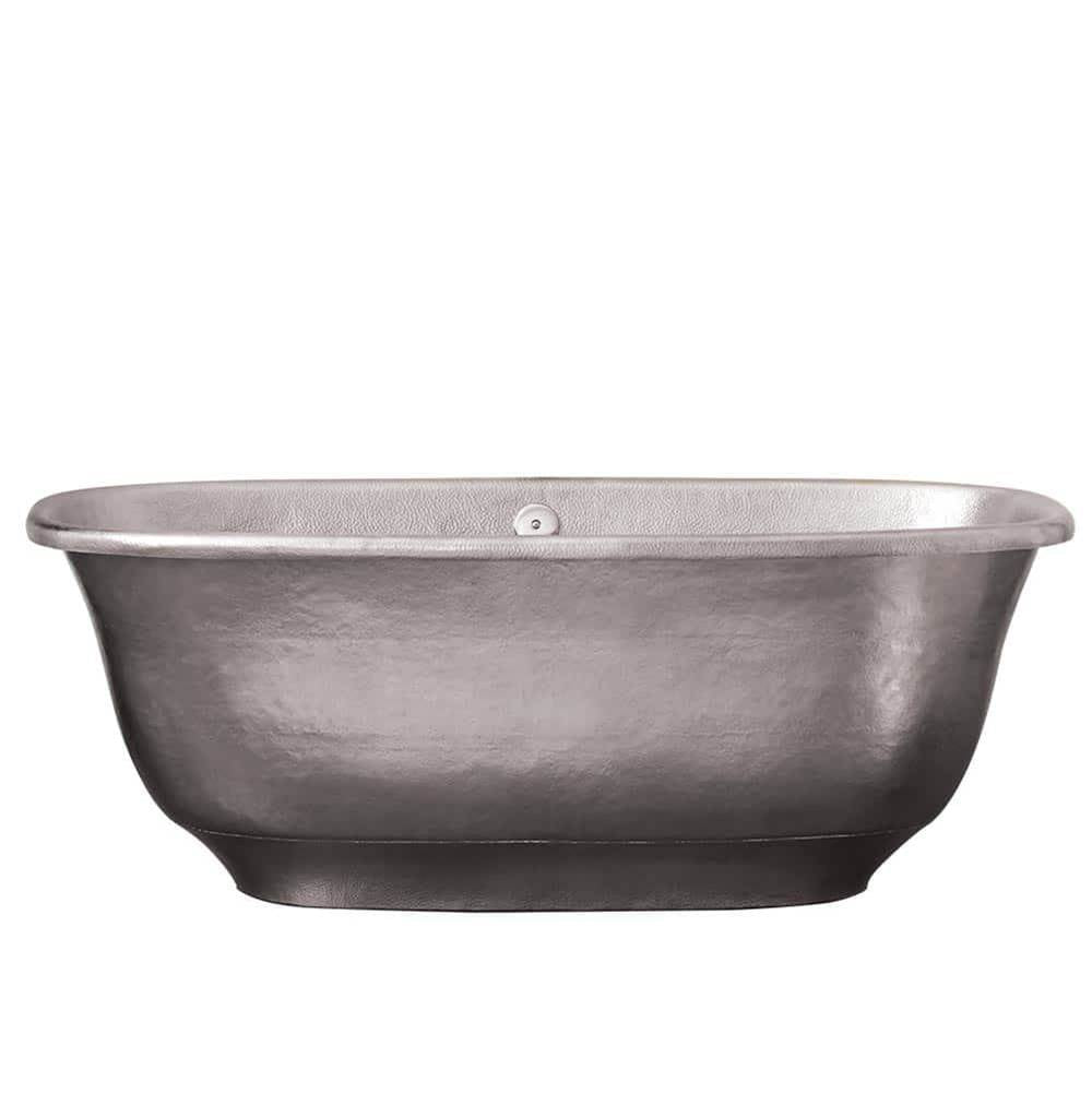 Santorini Copper Bathtub in Brushed Nickel