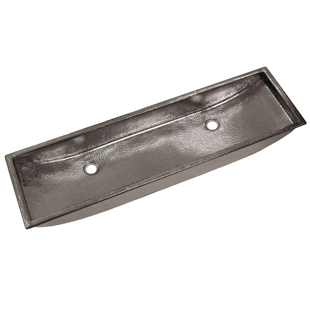 Trough 48 in Bathroom Sink Polished Nickel