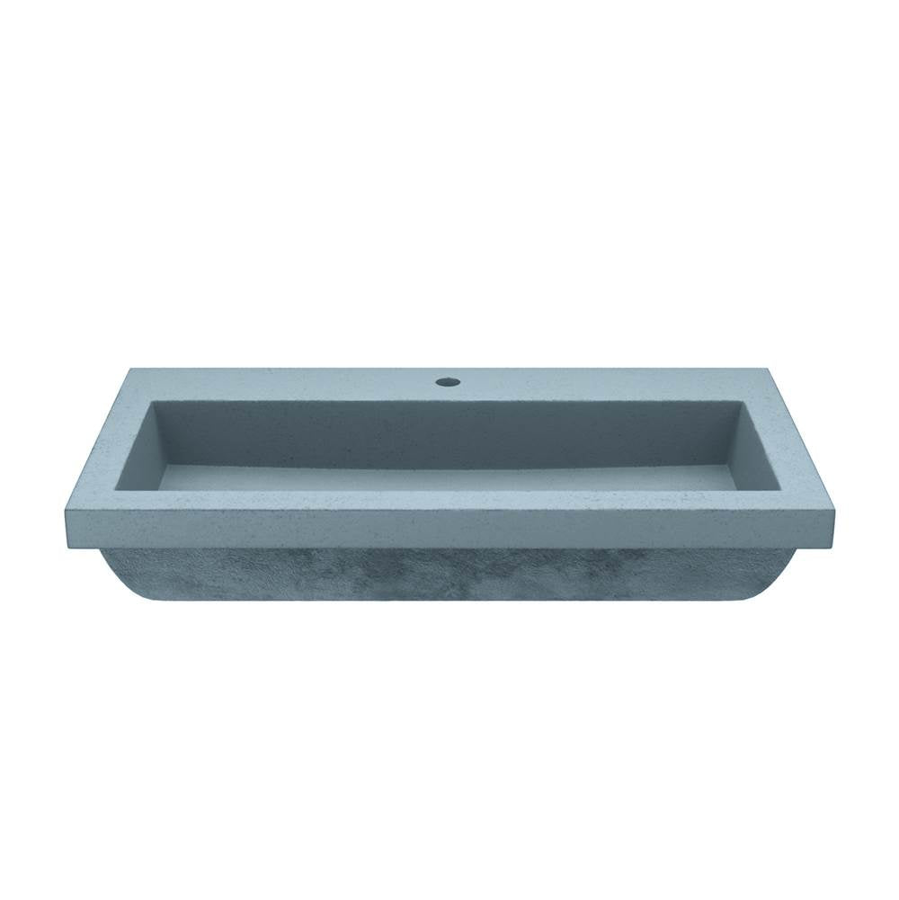 Trough 3619 Bathroom Sink in Ash