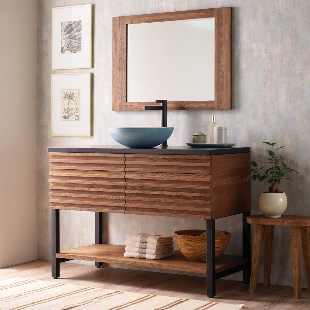 Winemaker 30'' Floating Vanity in Cask Oak
