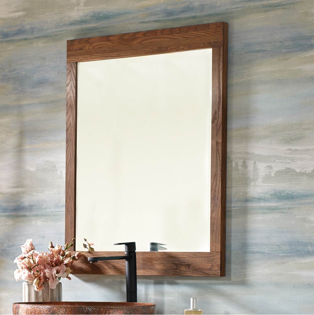 Winemaker Small Mirror in Cask Oak