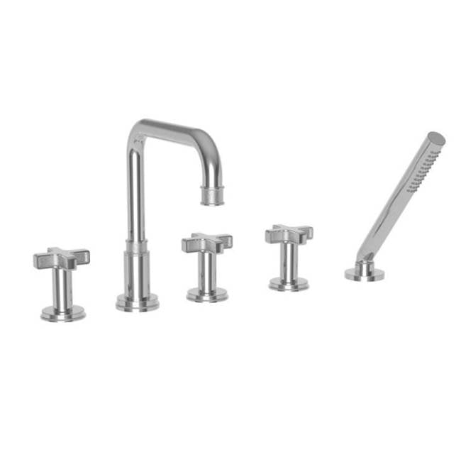 Newport Brass - Griffey Roman Tub Faucet with Hand Shower - Venetian Bronze