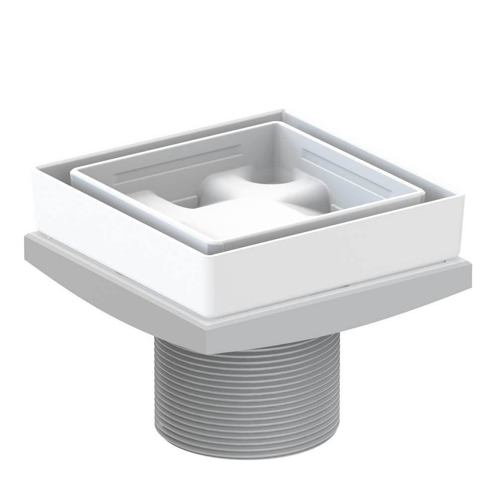 Newport Brass - 4'' Tile In Drain Throat - Matte White
