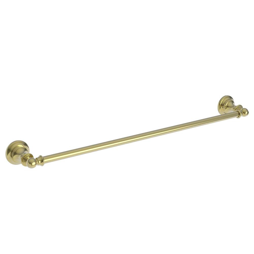Newport Brass - 24'' Towel Bar - Polished Brass Uncoated Living