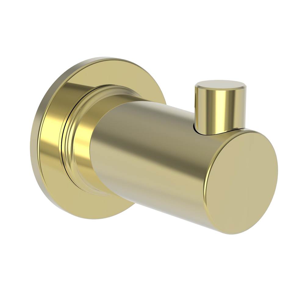 Newport Brass - Dorrance Single Robe Hook - Polished Brass Uncoated Living